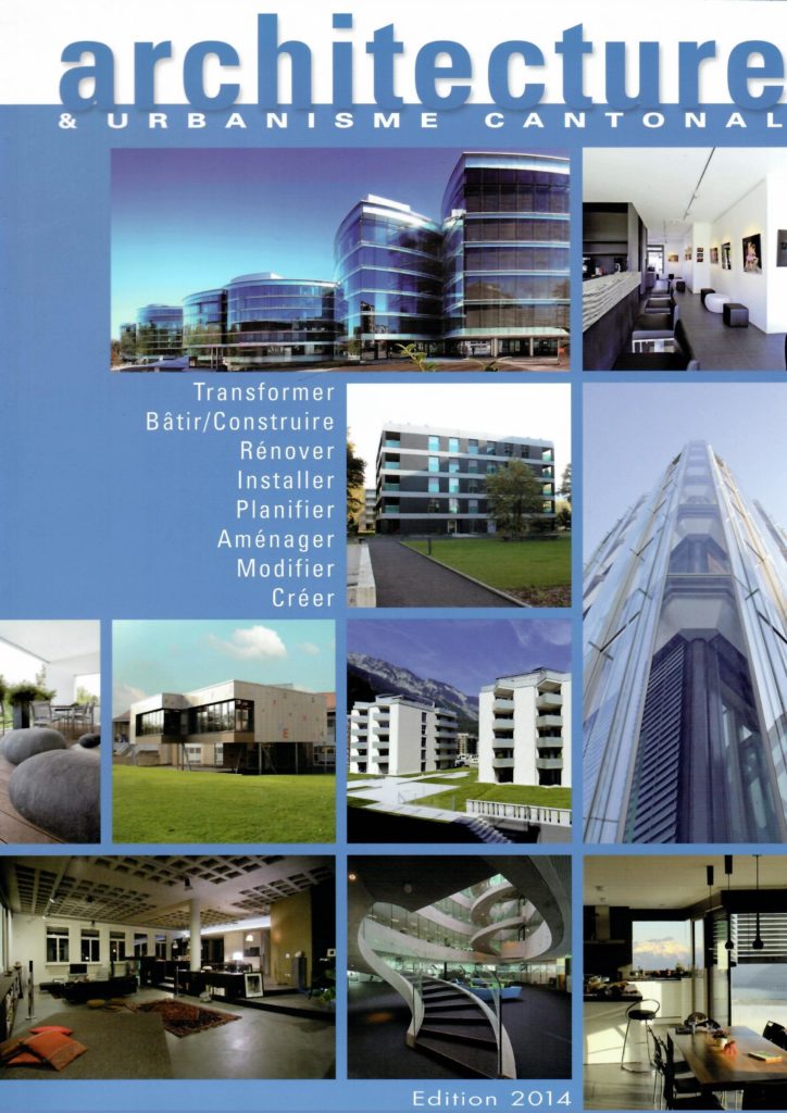Edition 2014 de la revue Architecture et urbanisme cantonal