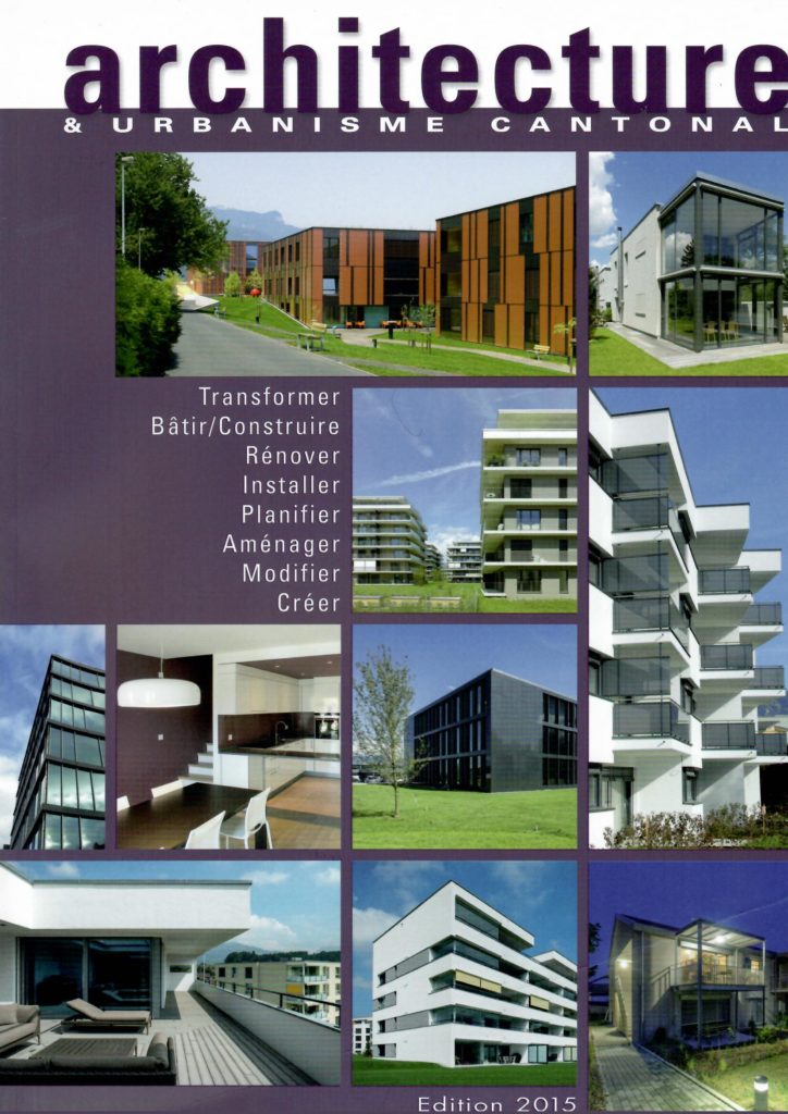 Edition 2015 de la revue Architecture et urbanisme cantonal