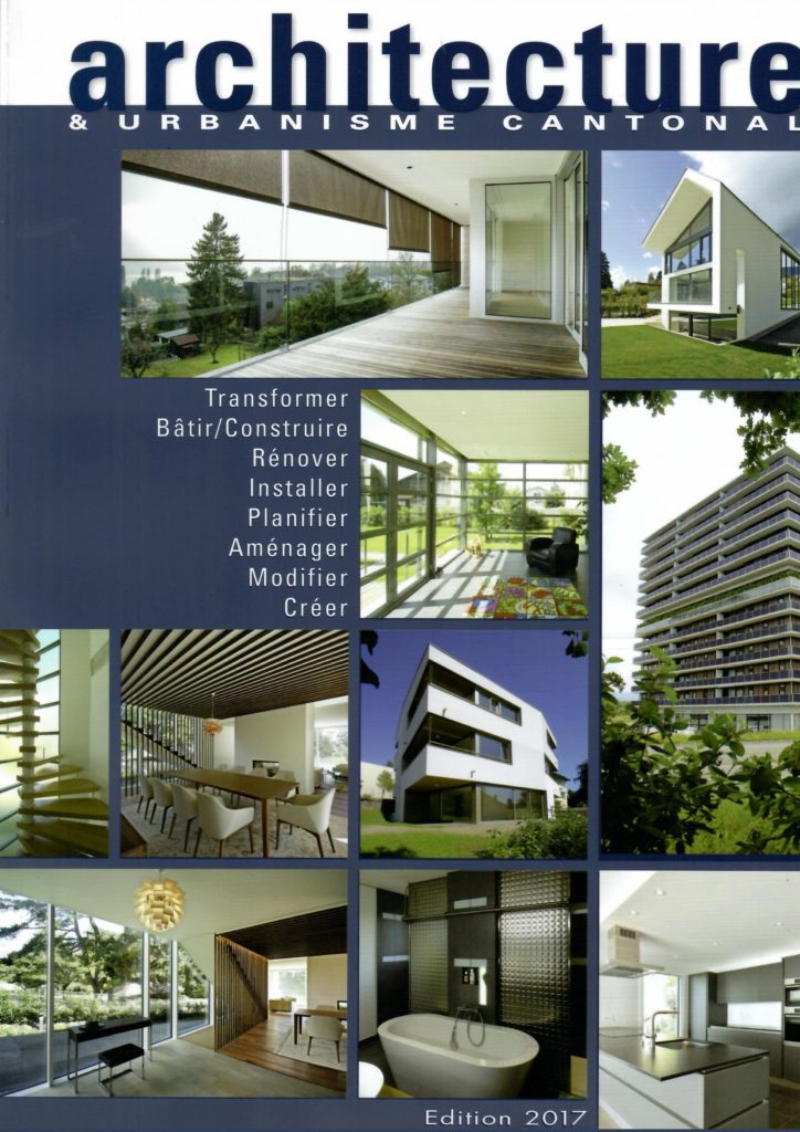 Edition 2017 de la revue Architecture et urbanisme cantonal