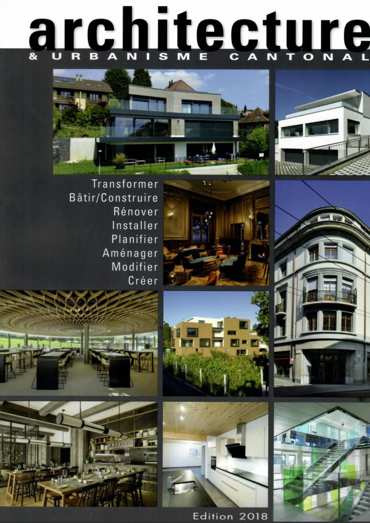 Edition 2018 de la revue Architecture et urbanisme cantonal