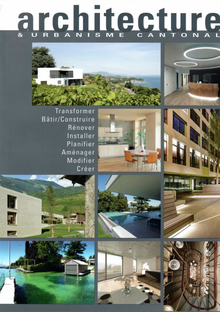 Edition 2019 de la revue Architecture et urbanisme cantonal